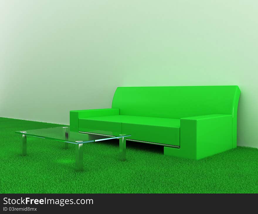 Sofa With Table