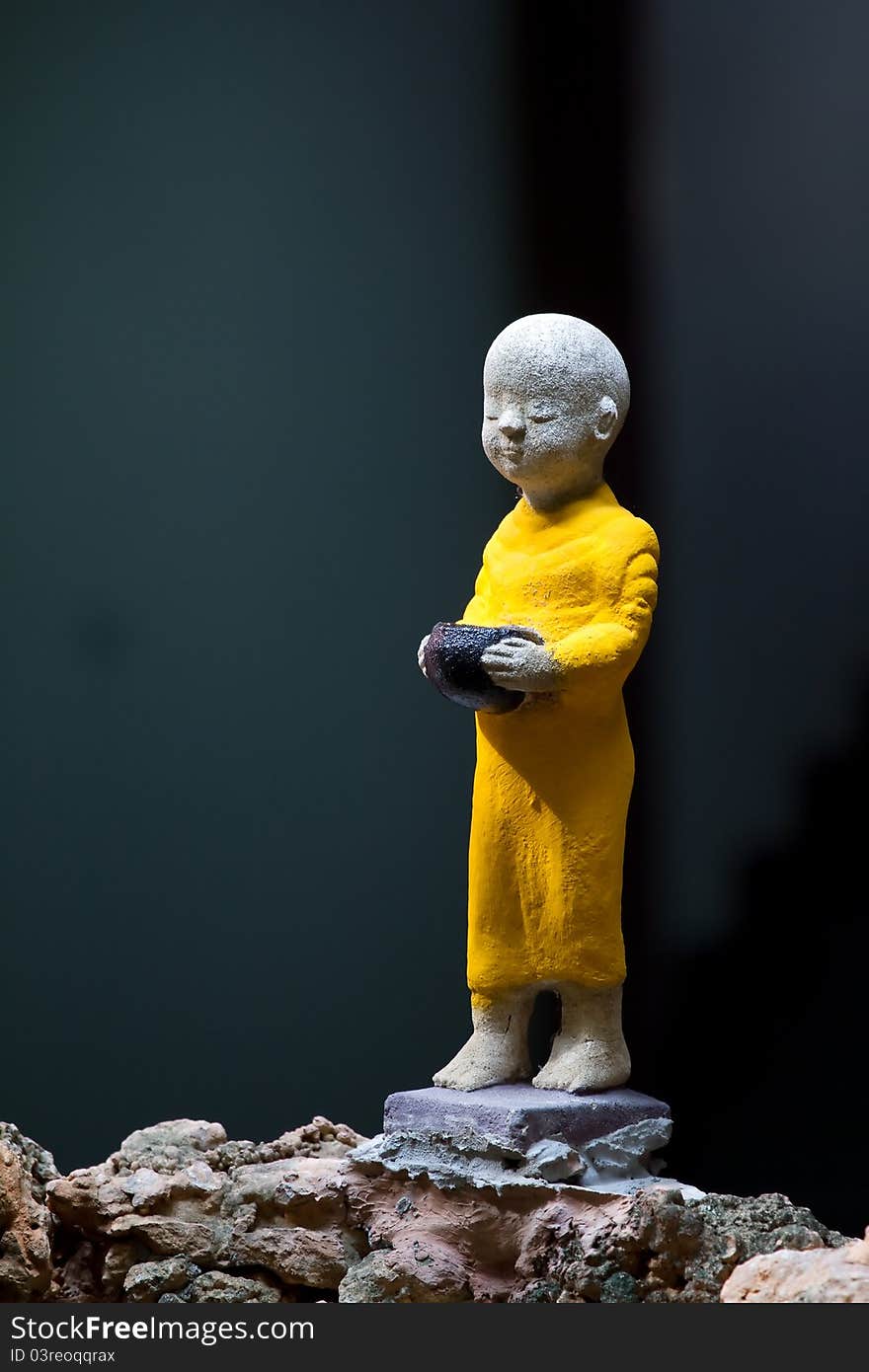 Monk Statue