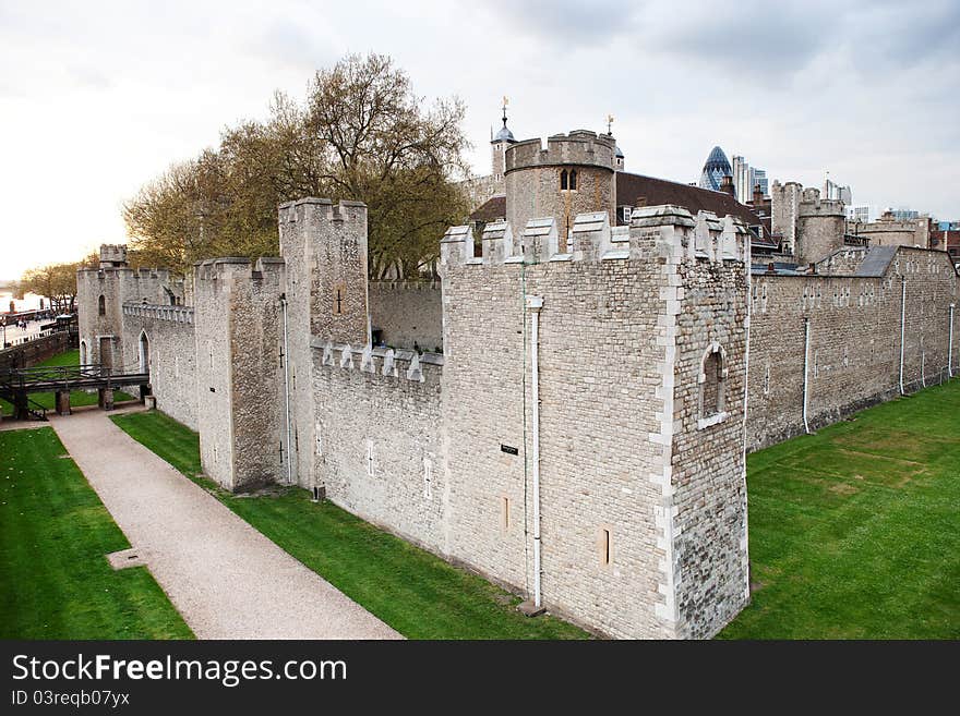 Tower of London panorama, Tower Hill, London