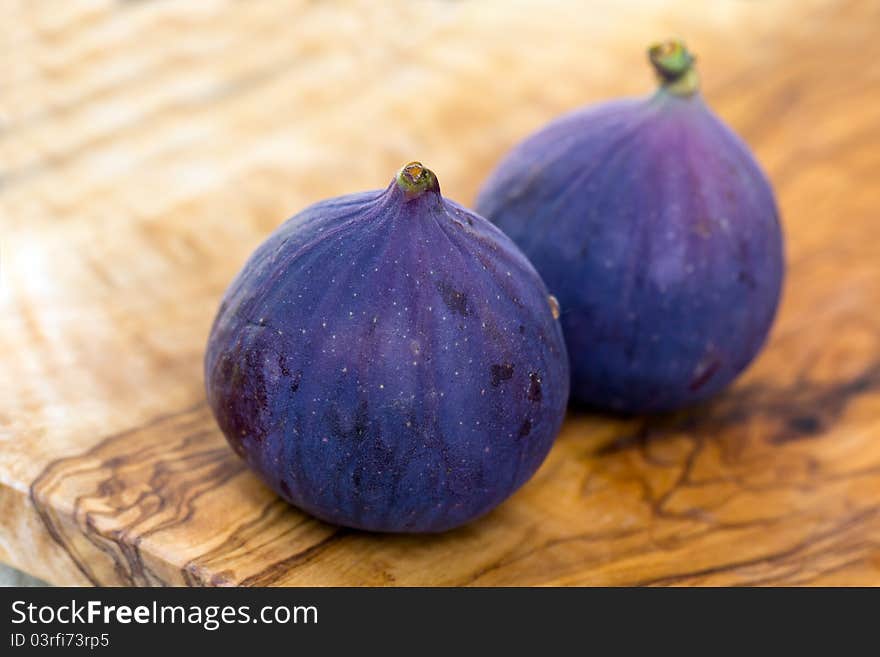 Fresh,ripe Figs,a Close Up Shot