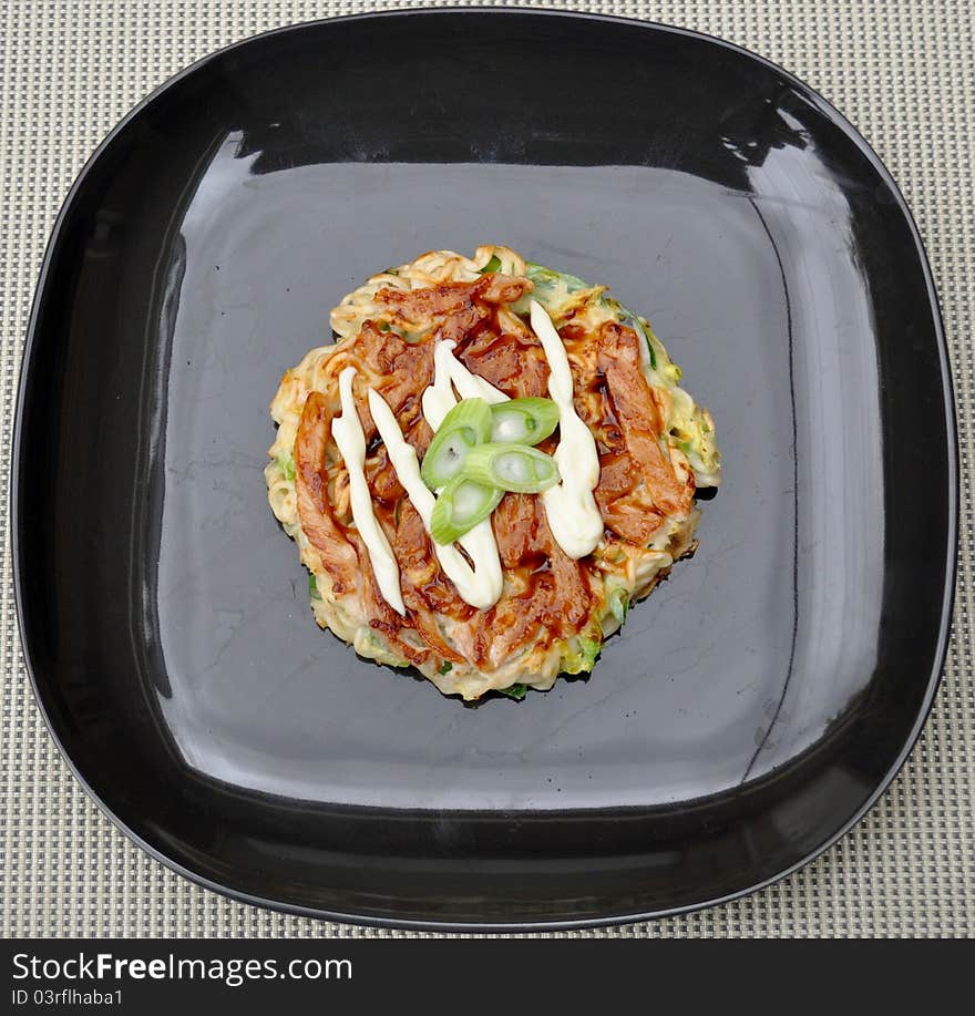 Japanese Food Okonomiyaki