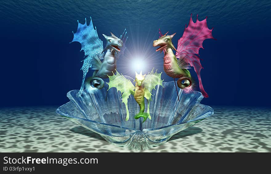 Image of the dragon family