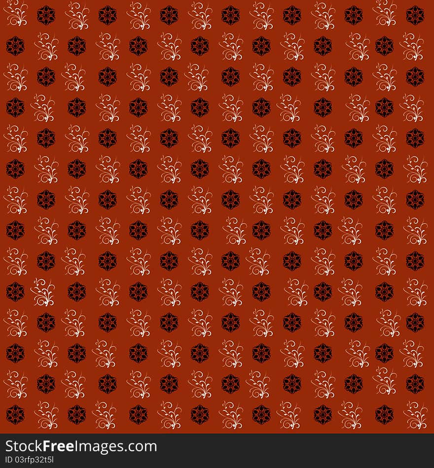 Red Texture With Patterns