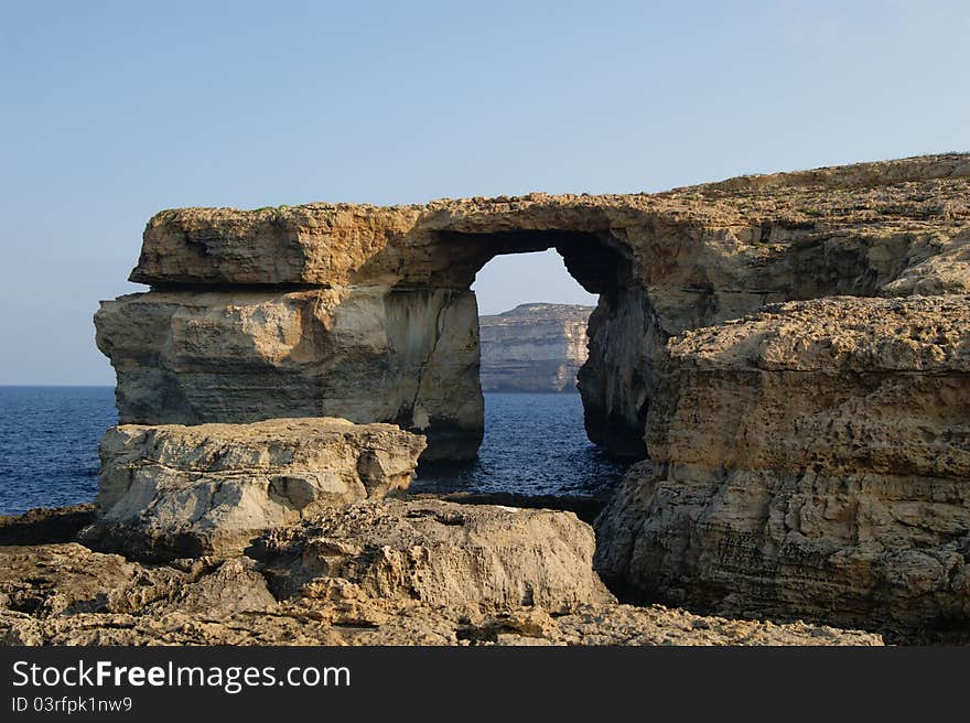 Azure Window. Gozo, Malta.