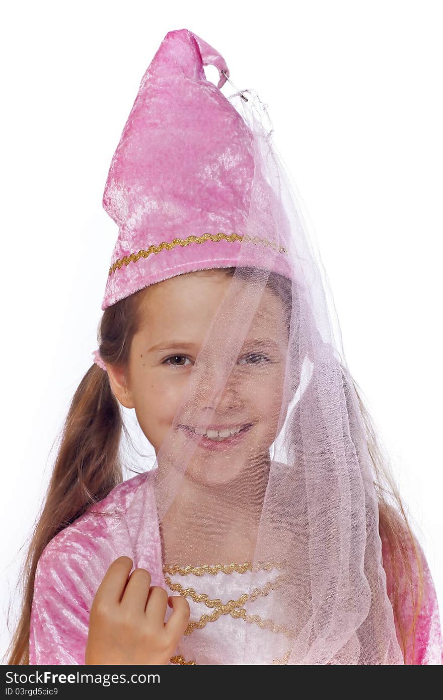 Girl dressed as fairy