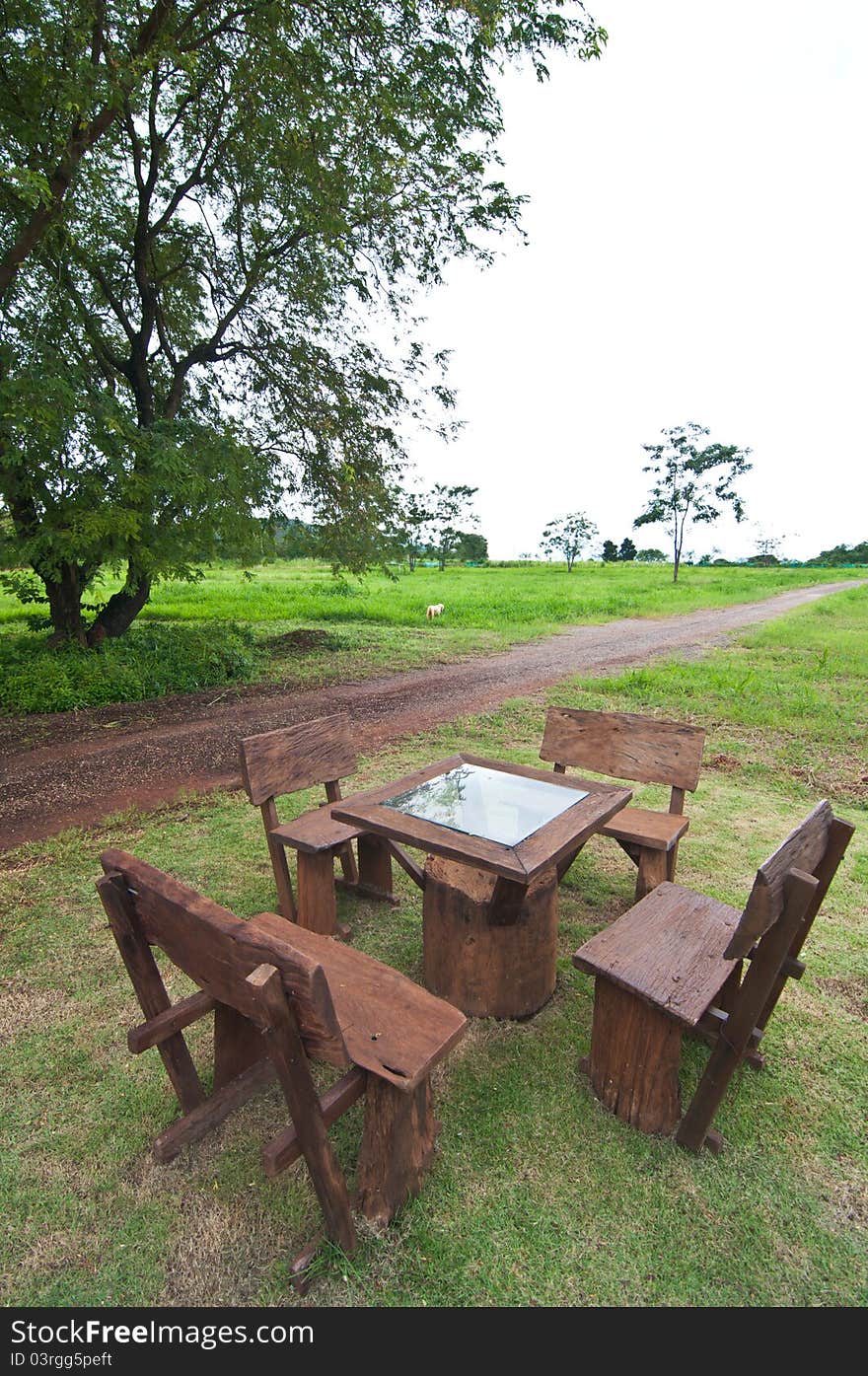 Wood table