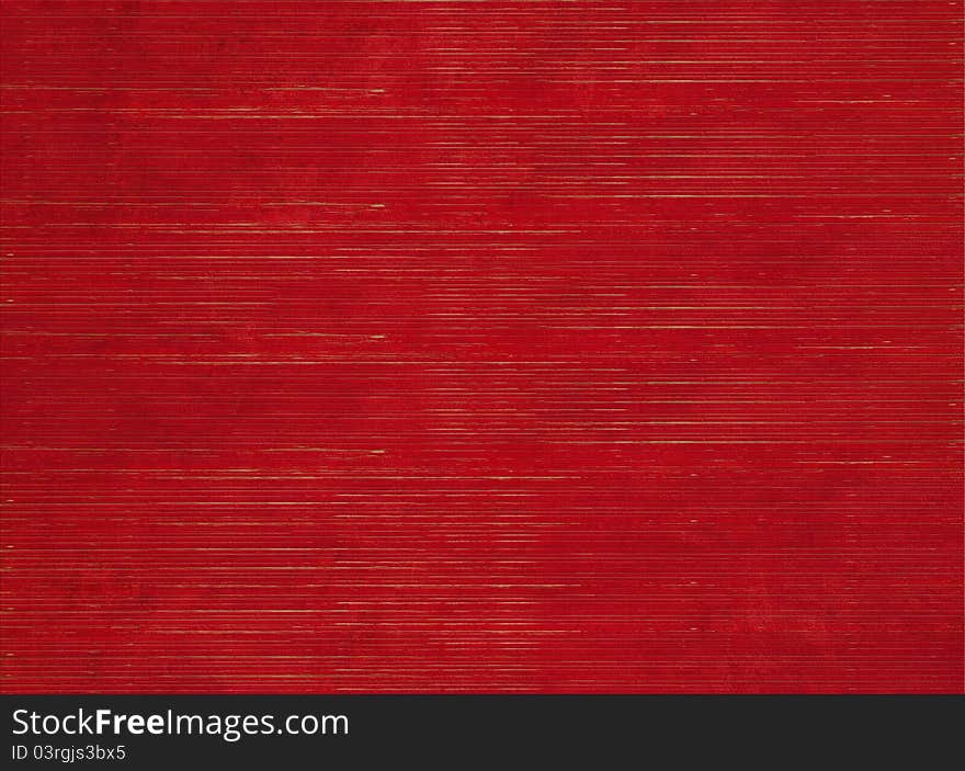 Image of Red Stained Ribbed Natural Textured Background