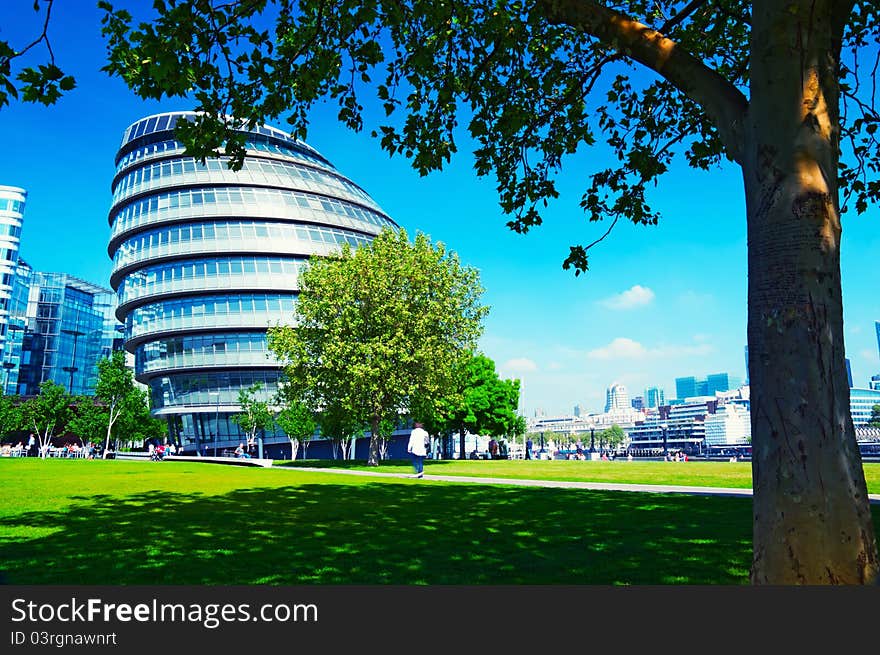 London City Hall in Spring.