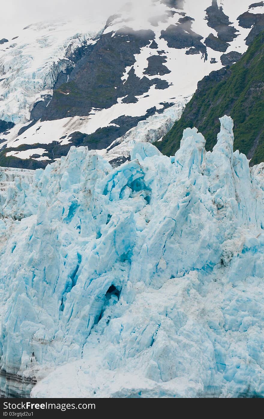 Closeup of Surprise Glacier