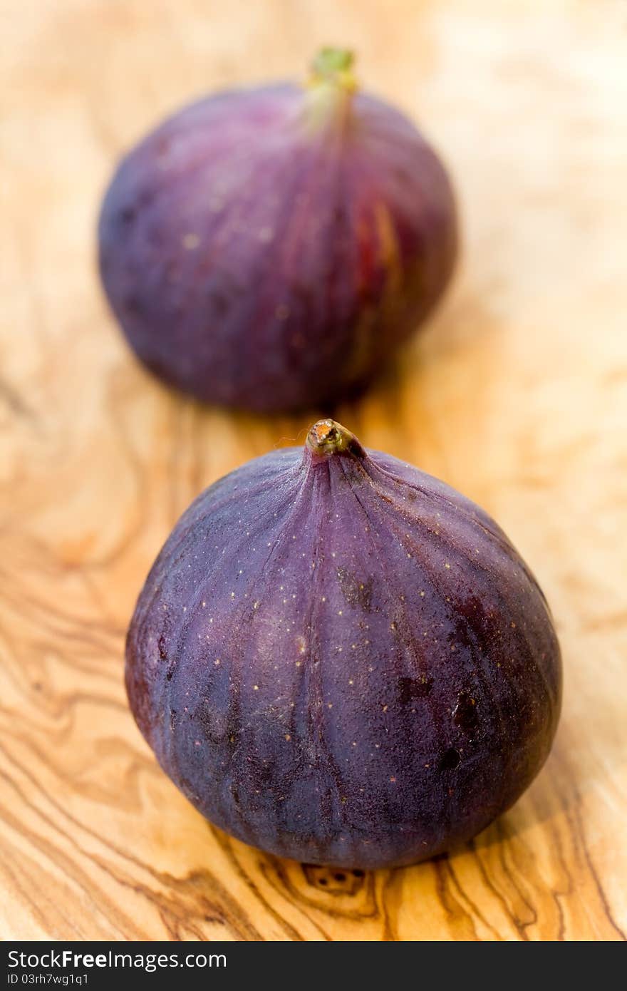 Fresh,ripe Figs,a Close Up Shot