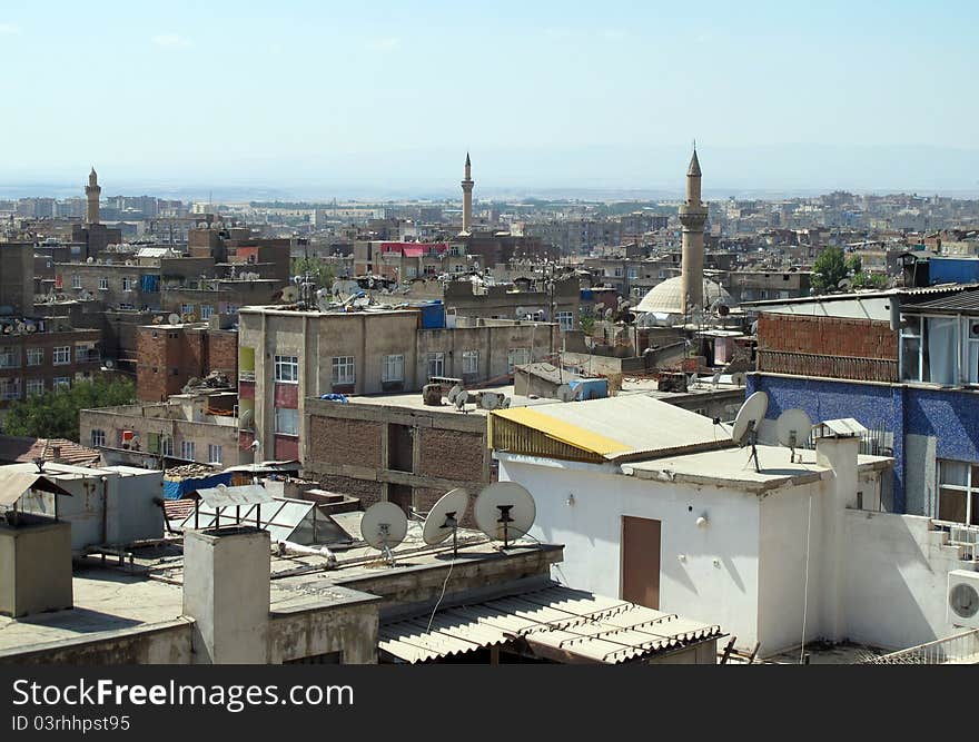 The roofs of Diyarbakir.