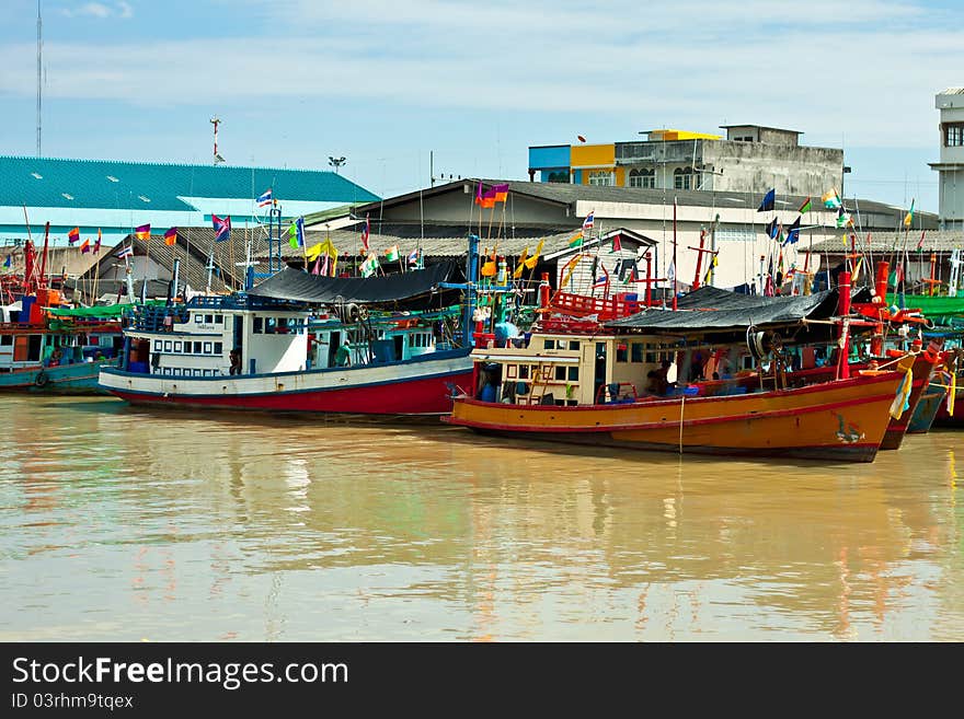 Fishing villages in thailand