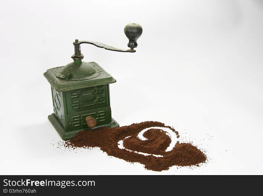 Vintage coffee grinder