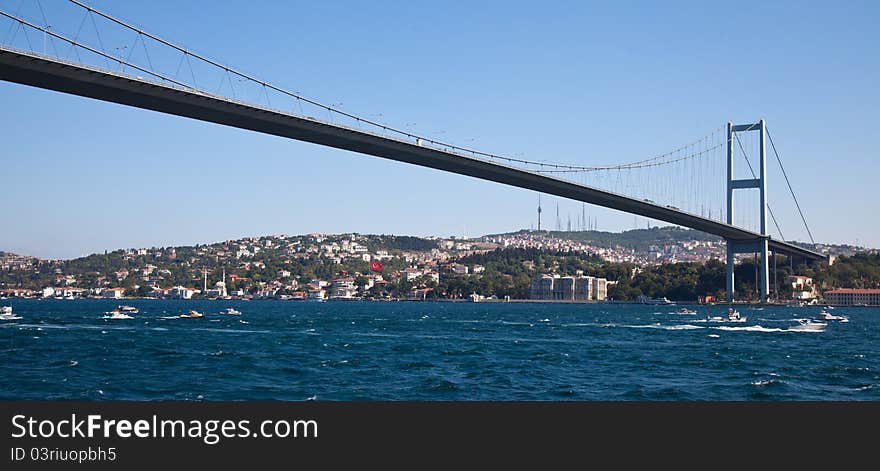 Bosphorus bridge at the istanbul city