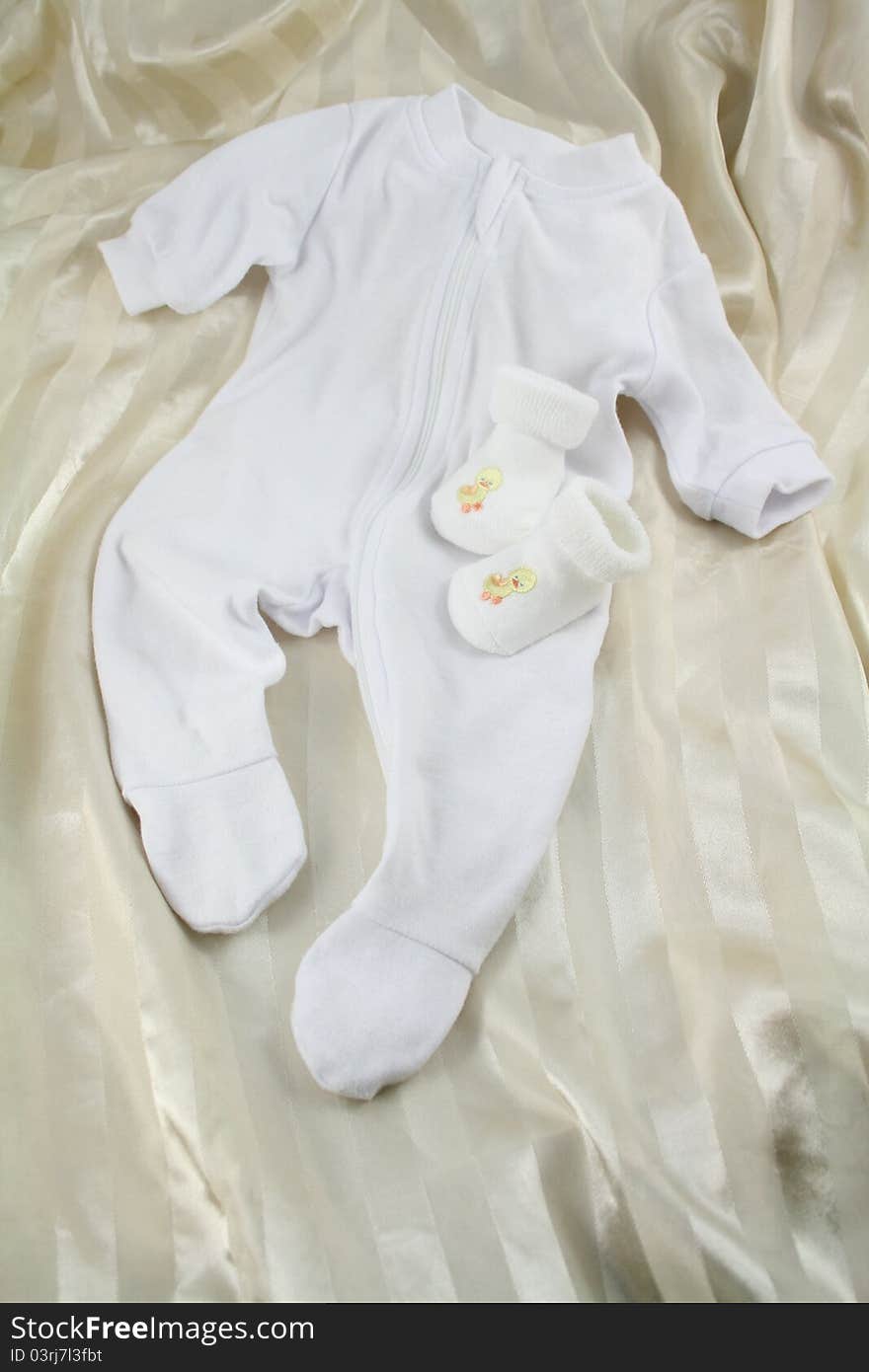 Baby Romper Suit And Booties