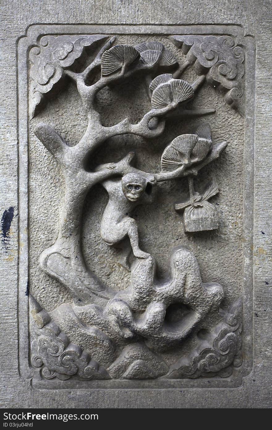 Stone carving