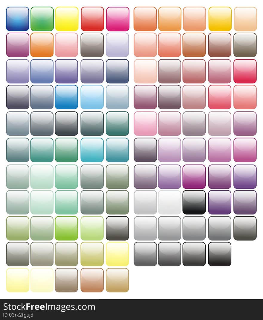 Paint tray colorful paints group. Paint tray colorful paints group