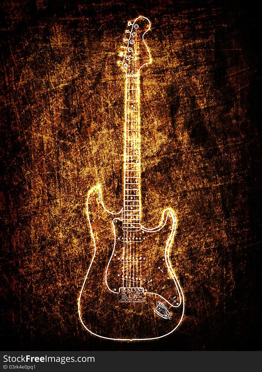 Electric Guitar Background