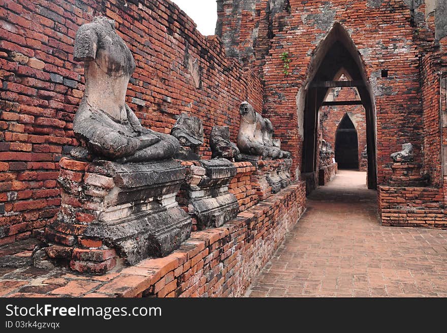 World's heritage from Wad Praseesunpetch , Ayudthaya , Thailand. World's heritage from Wad Praseesunpetch , Ayudthaya , Thailand.