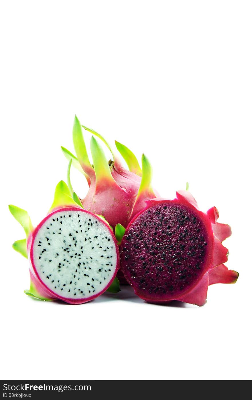 Dragon fruit in Red and white color