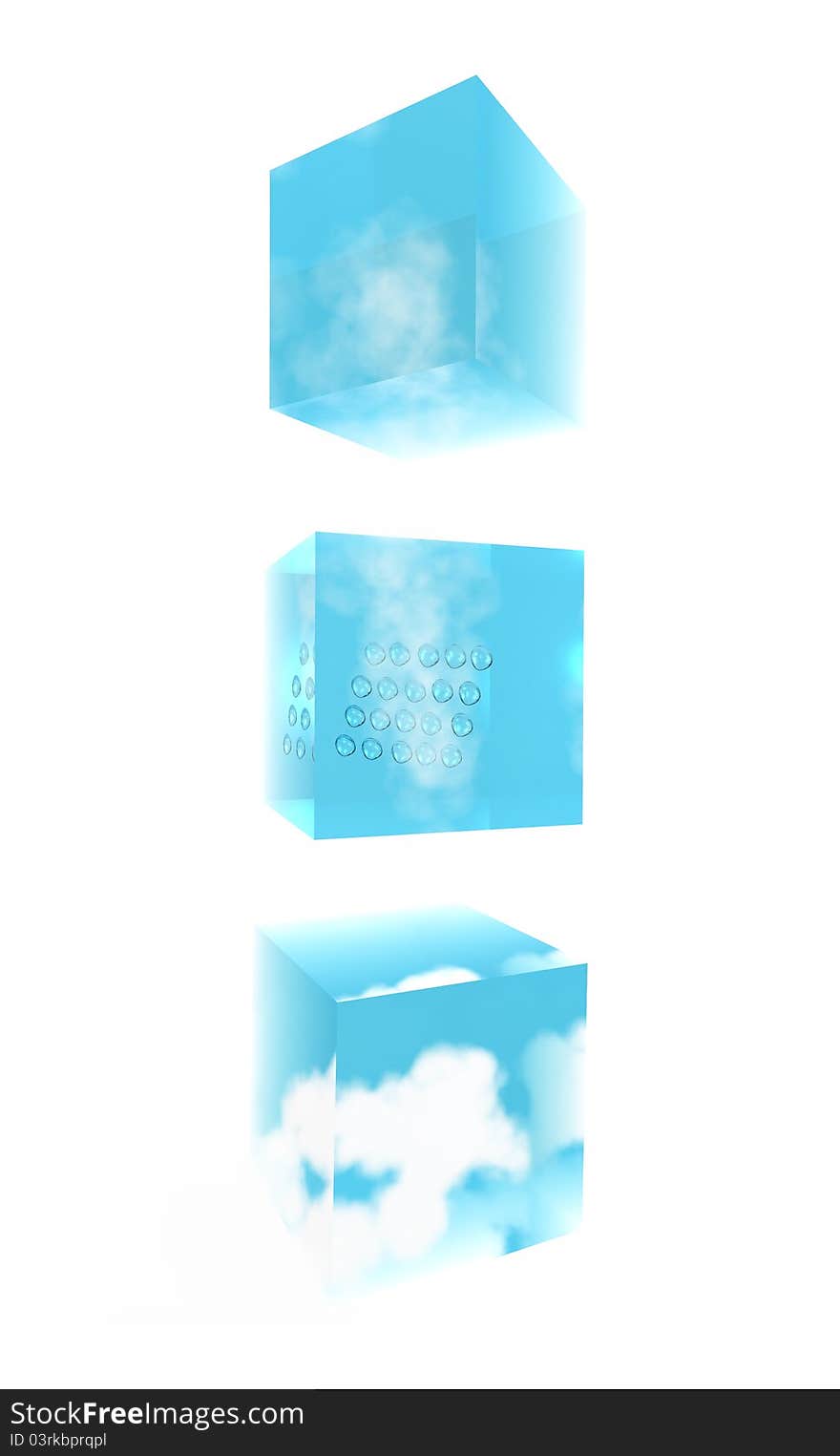 Cubes of  the weathers