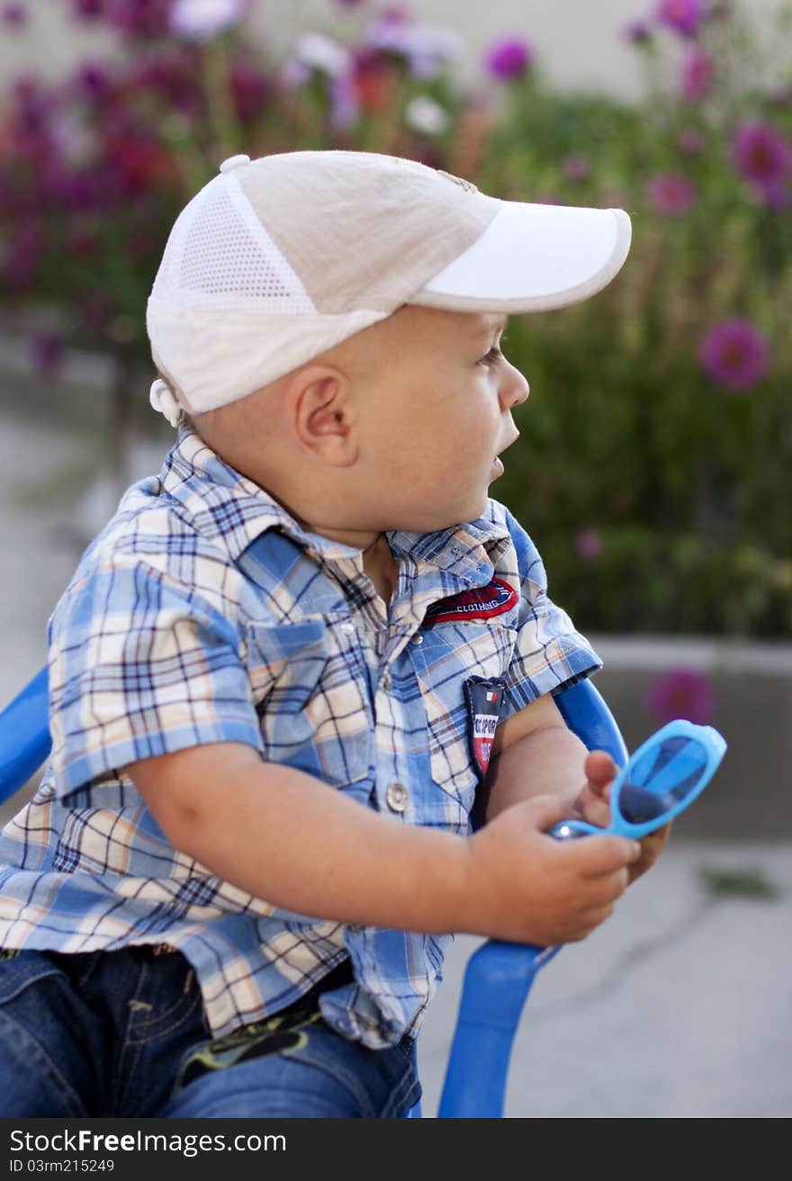 Boy in cap