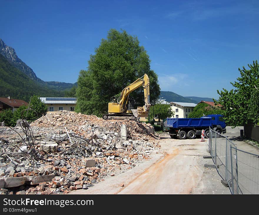 Demolition, construction