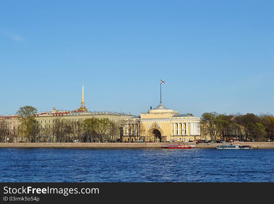 St. Petersburg, Admiralty Embankment