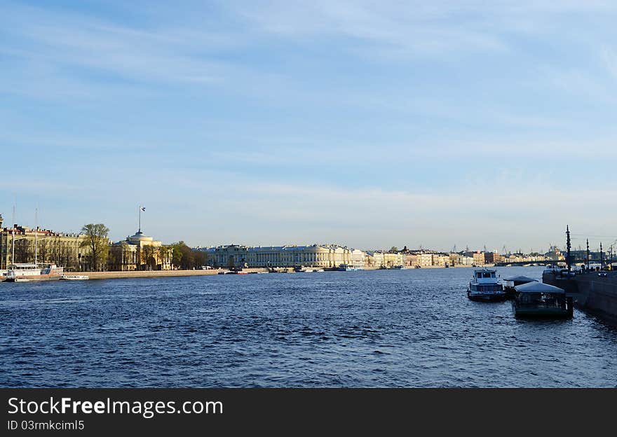 View of the Neva river