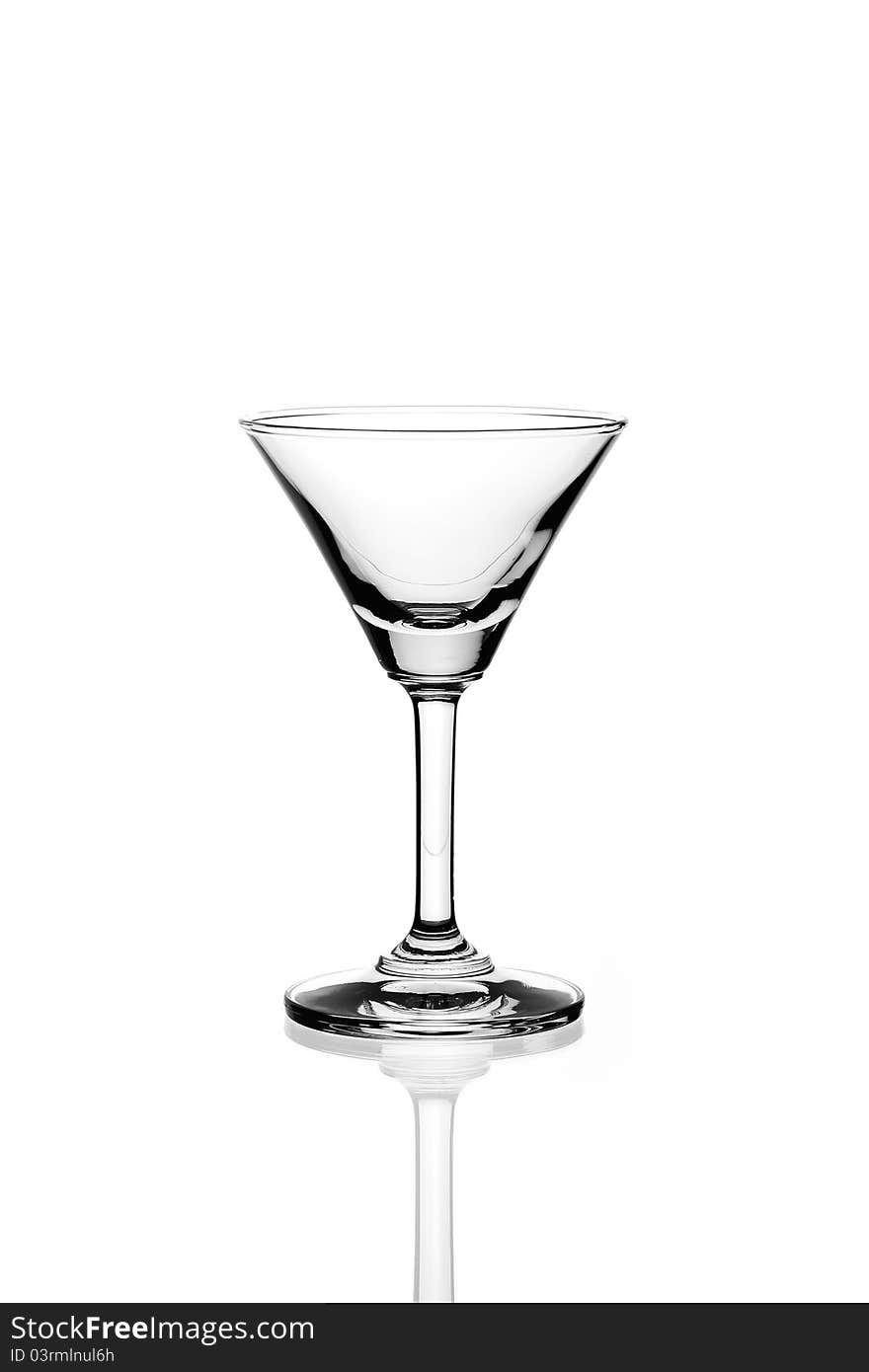 Empty Glass Isolated