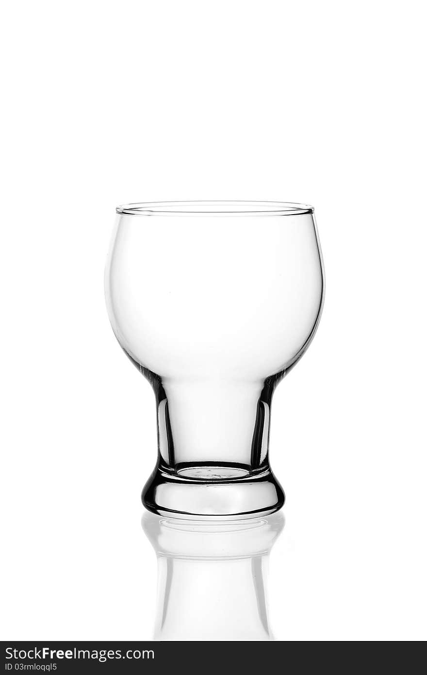 Empty Glass Isolated