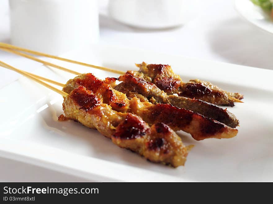 Delicious Satay Ready To Serve