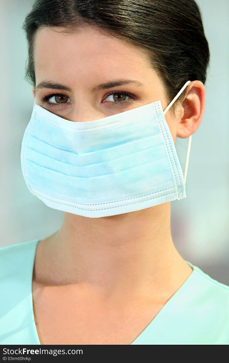 A Doctor Wearing A Mask