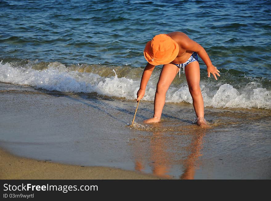 Boy on the beach