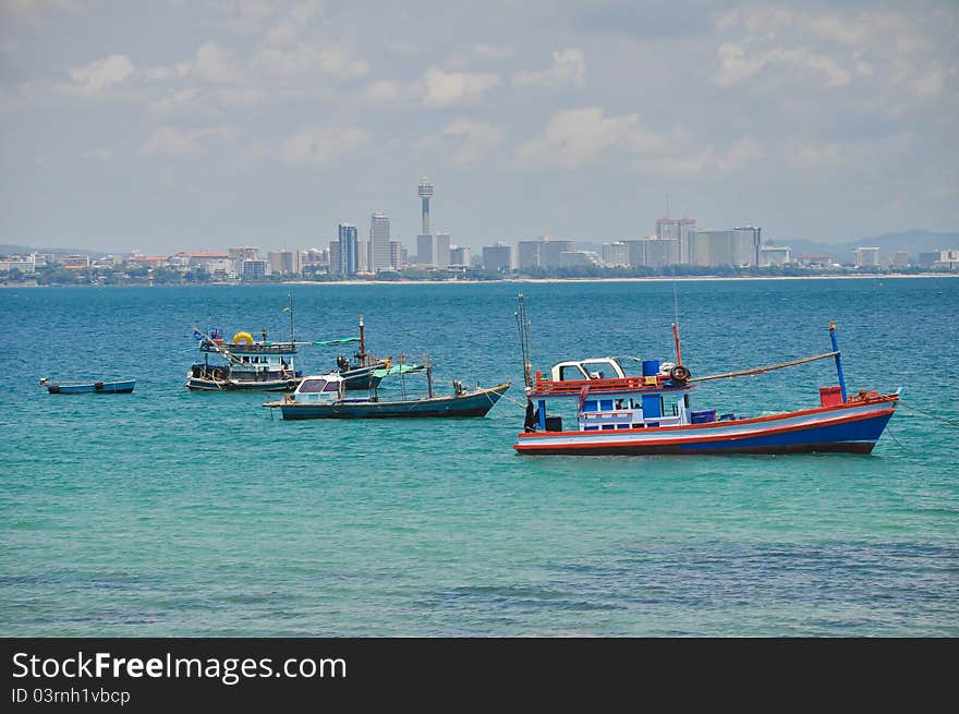 Boat trip around Kohlarn island, Chonburi province, Thailand