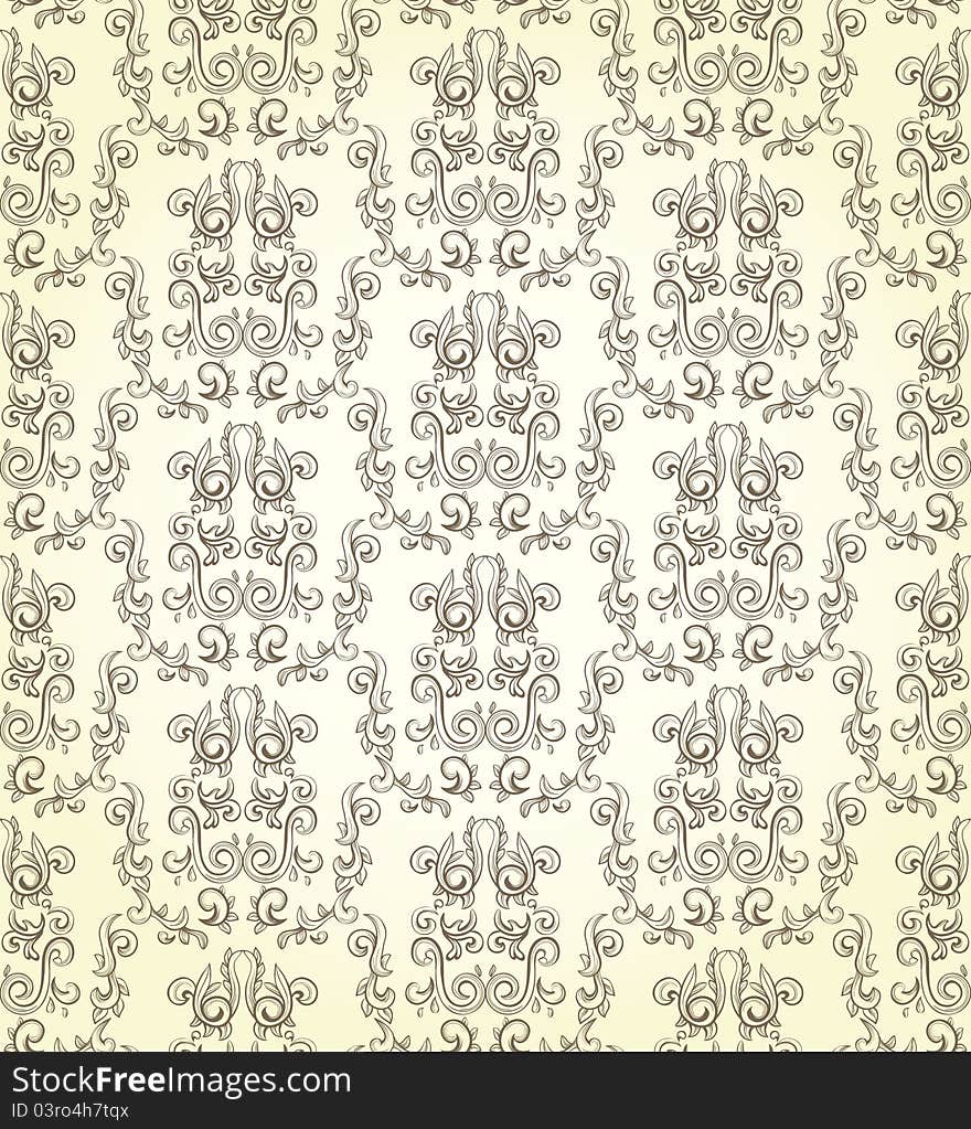 Seamless pattern in retro style