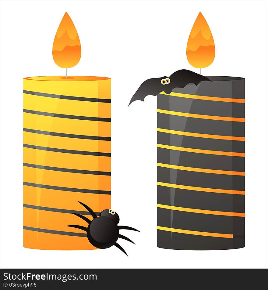 Halloween candles