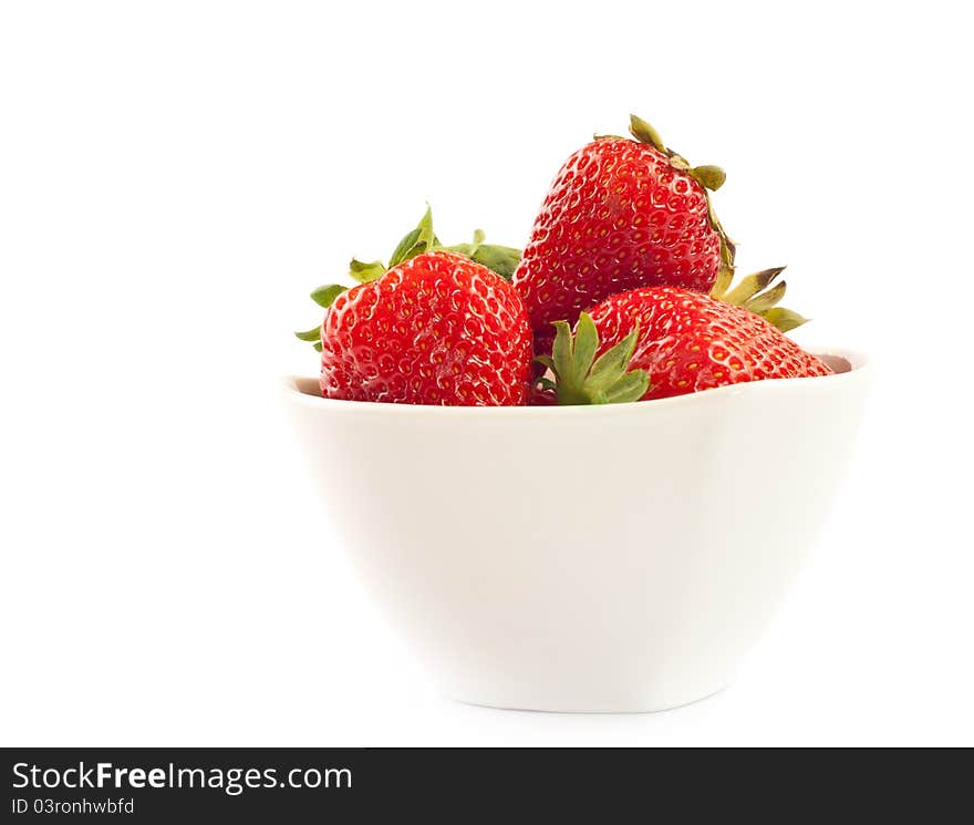 Strawberries in a bowl