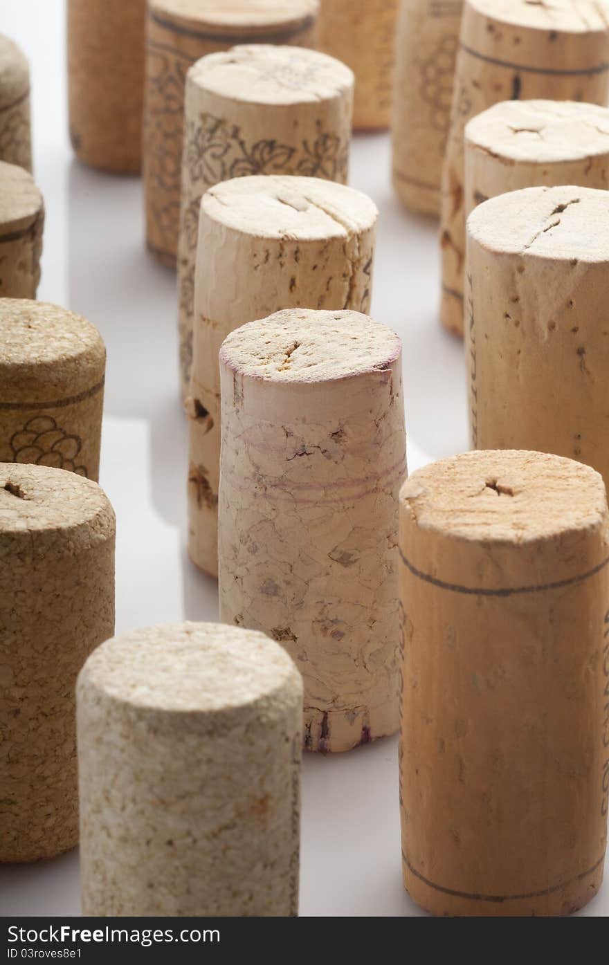 Used wine corks