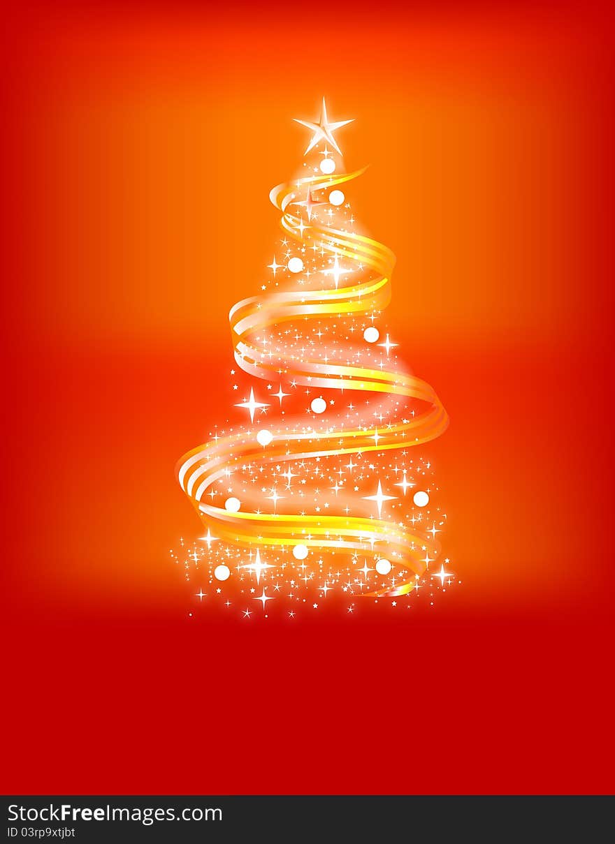 An abstract image of a beautiful Christmas Tree!. An abstract image of a beautiful Christmas Tree!