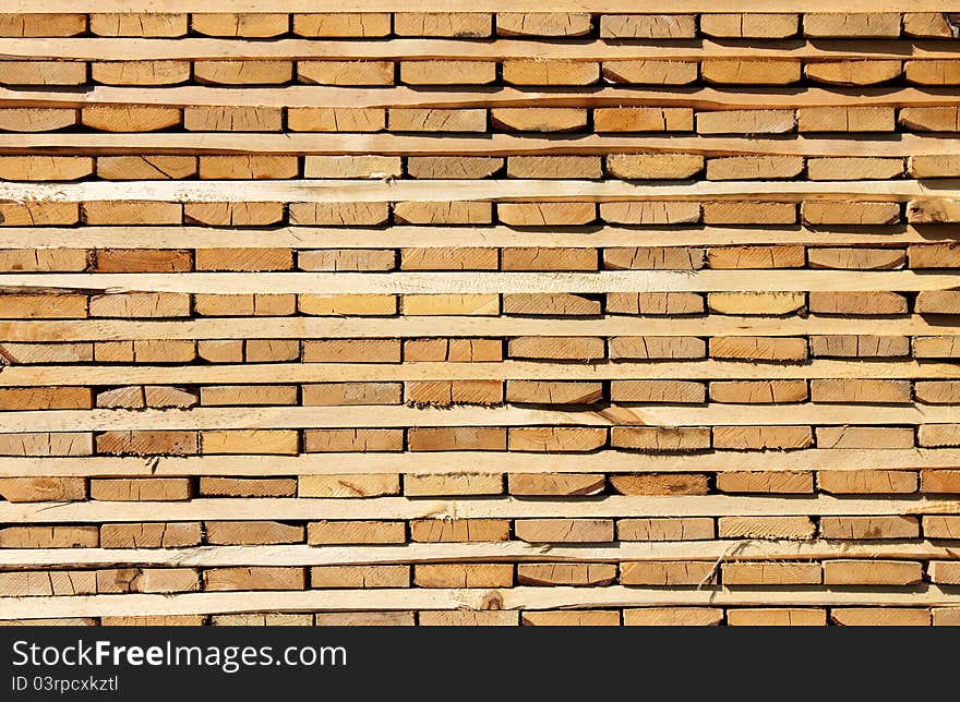 Stack timber