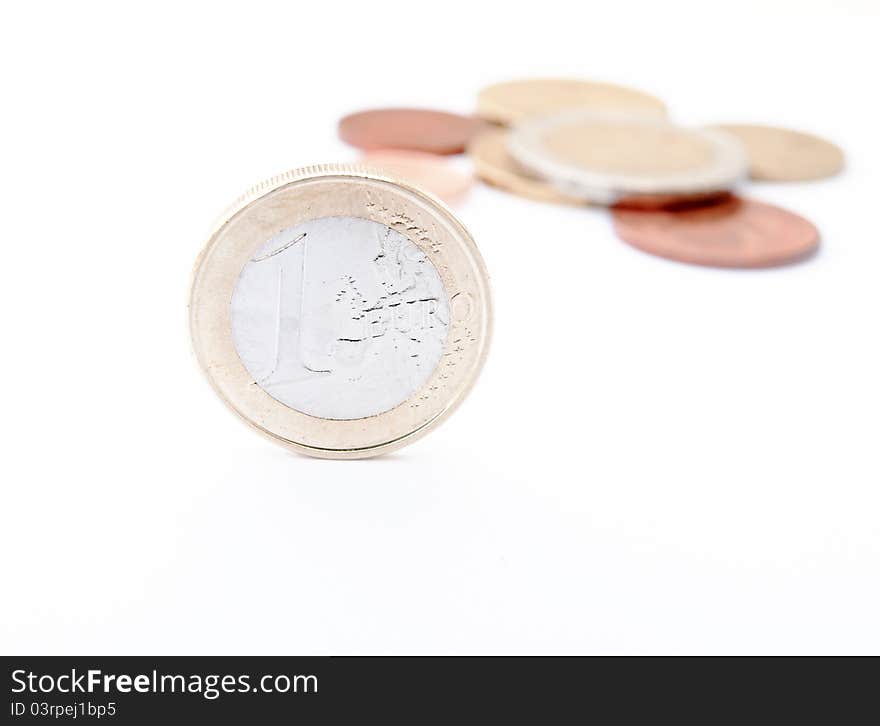 Euro coins