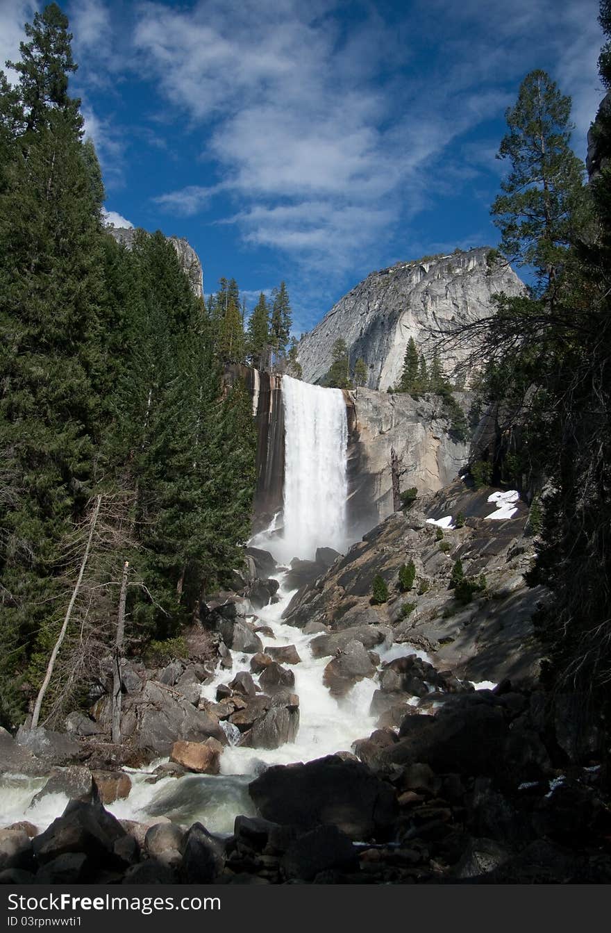 Vernal Falls in Yosemite