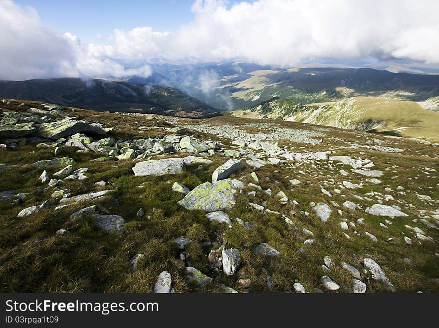 Mountain Landscape In Parang Mountains