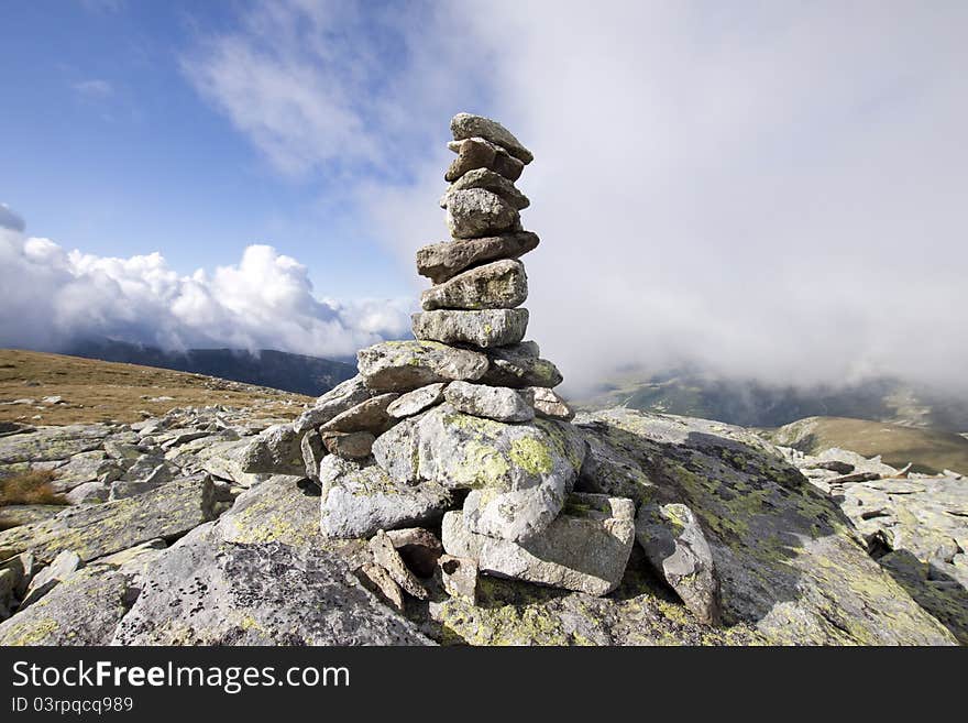 Stones balancing