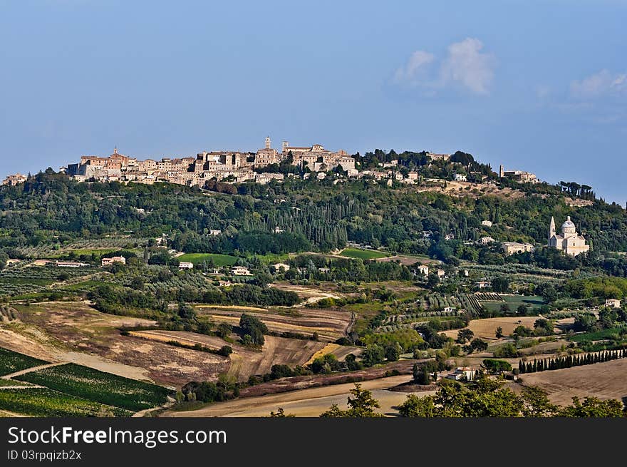 Tuscan village Montepulciano