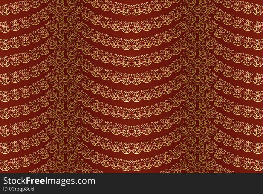 Seamless pattern in retro style