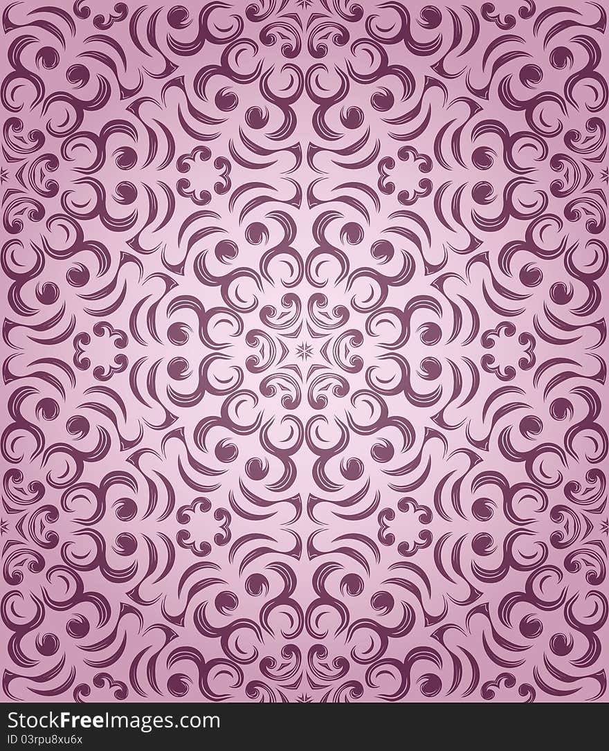 Seamless pattern in retro style