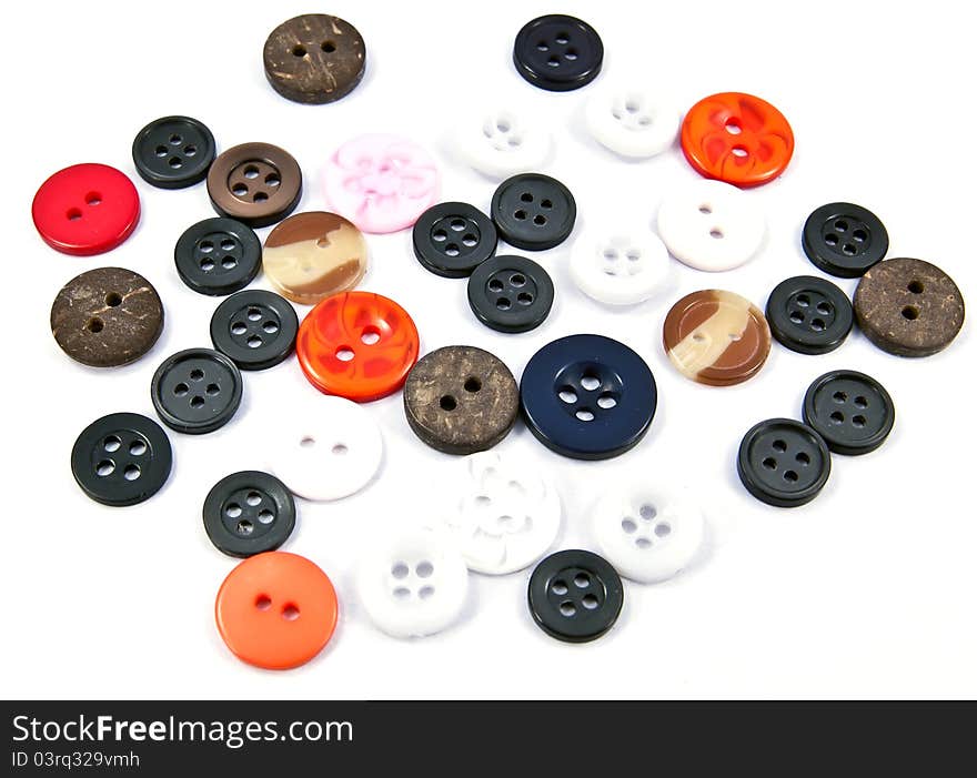 Assorted Colorful Buttons