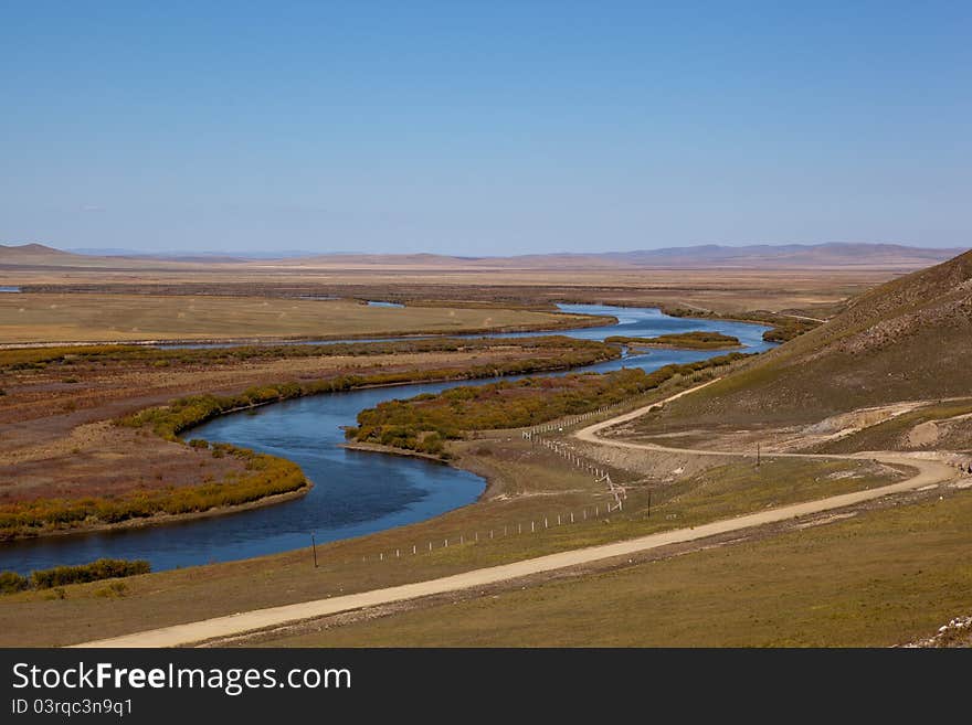 Argun River is the boundary of China and Russia, Length of 1620 kilometers